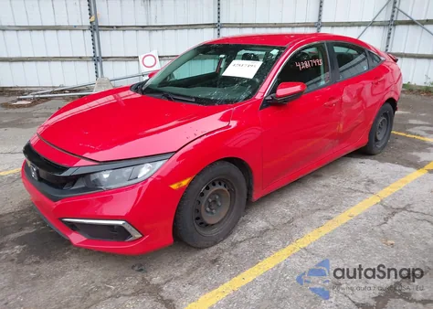 2020 Honda Civic Lx из США, поврежденный, VIN 2HGFC2F68LH580253